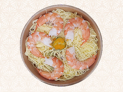 明蝦散壽司